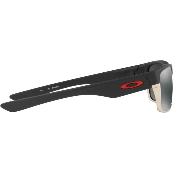 imageOakley Mens Oo9189 Twoface Square SunglassesMatte BlackBlack Iridium