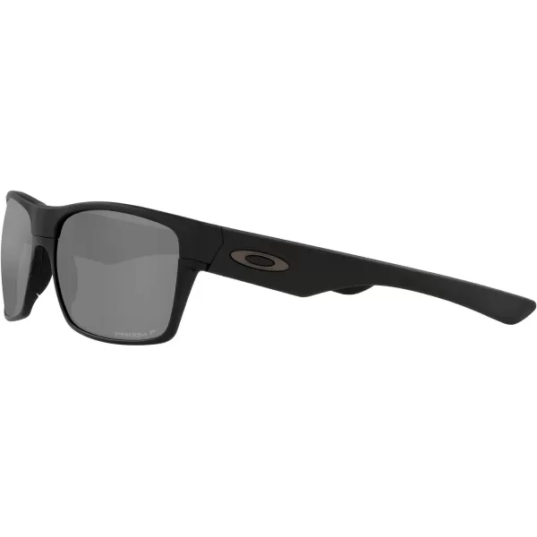 imageOakley Mens Oo9189 Twoface Square SunglassesMatte BlackPrizm Black Polarized