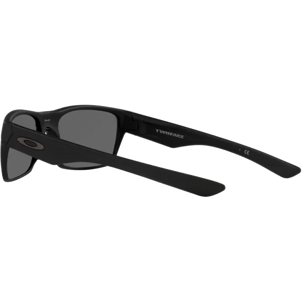 imageOakley Mens Oo9189 Twoface Square SunglassesMatte BlackPrizm Black Polarized