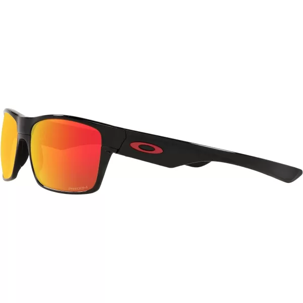 imageOakley Mens Oo9189 Twoface Square SunglassesPolished BlackPrizm Ruby