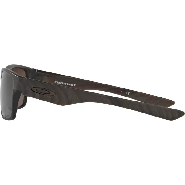 imageOakley Mens Oo9189 Twoface Square SunglassesWoodgrainPrizm Daily Polarized