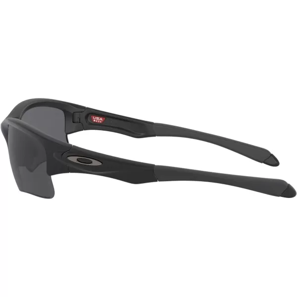 imageOakley Mens Oo9200 Quarter Jacket Rectangular SunglassesMatte BlackGrey
