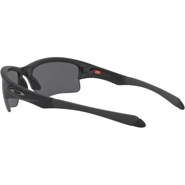 imageOakley Mens Oo9200 Quarter Jacket Rectangular SunglassesMatte BlackGrey