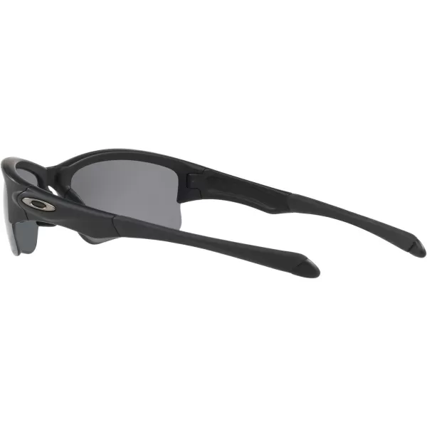 imageOakley Mens Oo9200 Quarter Jacket Rectangular SunglassesMatte BlackGrey Polarized
