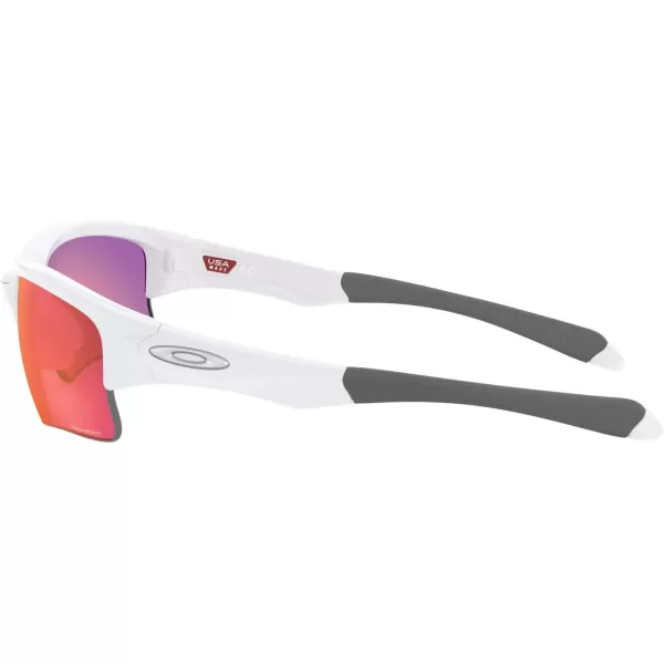 imageOakley Mens Oo9200 Quarter Jacket Rectangular SunglassesPolished WhitePrizm Field