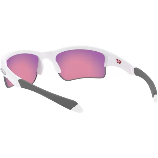 imageOakley Mens Oo9200 Quarter Jacket Rectangular SunglassesPolished WhitePrizm Field