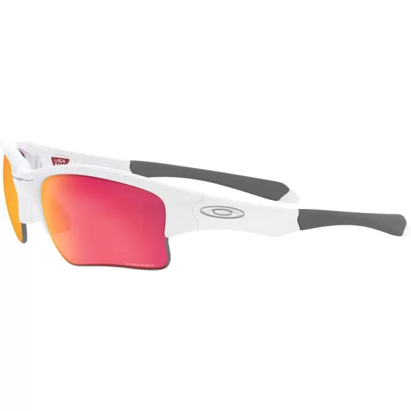imageOakley Mens Oo9200 Quarter Jacket Rectangular SunglassesPolished WhitePrizm Field