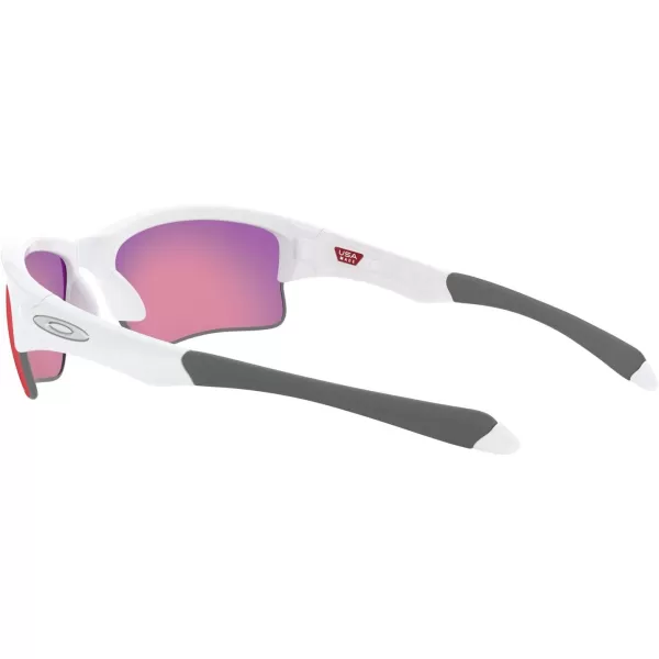 imageOakley Mens Oo9200 Quarter Jacket Rectangular SunglassesPolished WhitePrizm Field