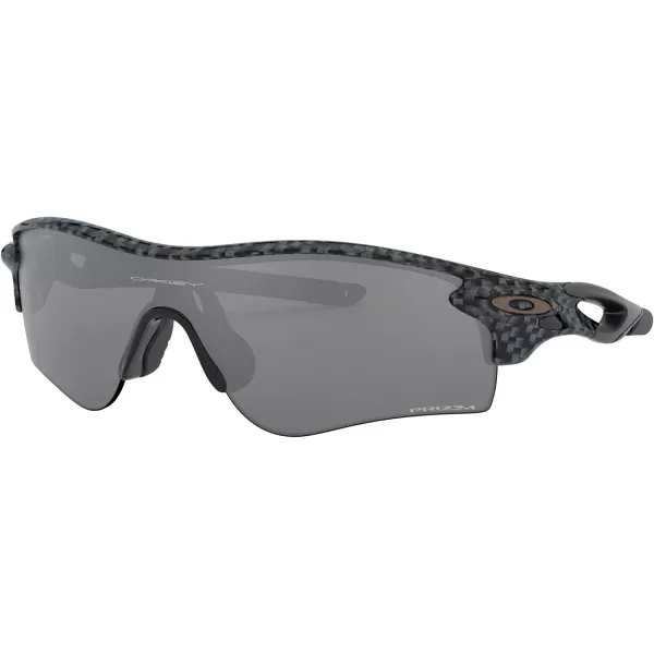 imageOakley Mens Oo9206 Radarlock Path Low Bridge Fit Rectangular SunglassesCarbon FiberPrizm Black