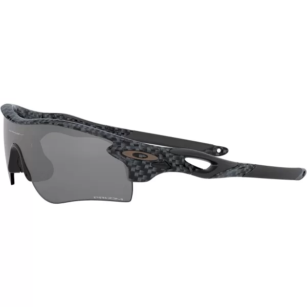 imageOakley Mens Oo9206 Radarlock Path Low Bridge Fit Rectangular SunglassesCarbon FiberPrizm Black