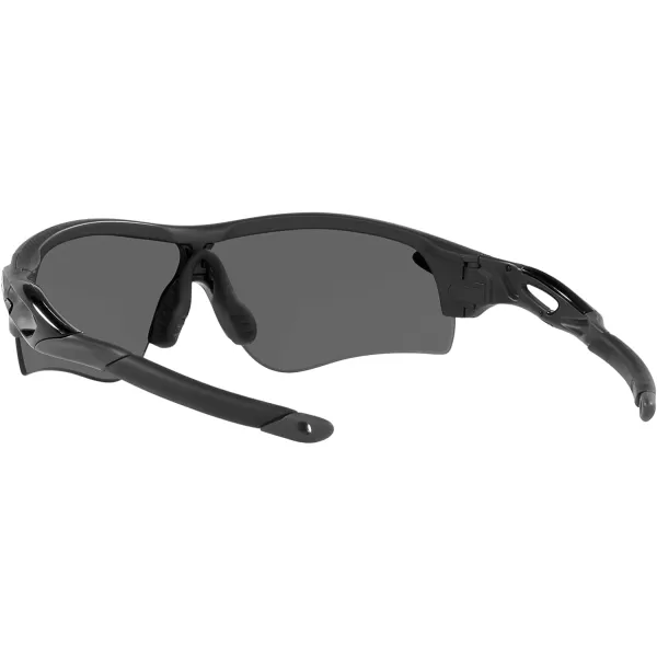 imageOakley Mens Oo9206 Radarlock Path Low Bridge Fit Rectangular SunglassesHi Res CarbonPrizm Black Polarized