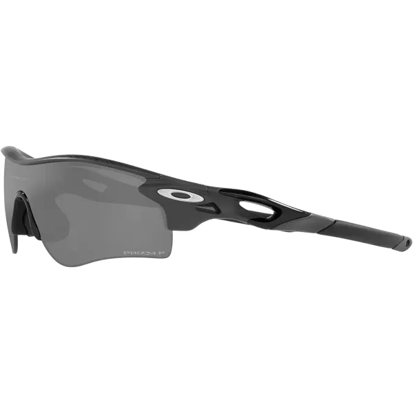 imageOakley Mens Oo9206 Radarlock Path Low Bridge Fit Rectangular SunglassesHi Res CarbonPrizm Black Polarized
