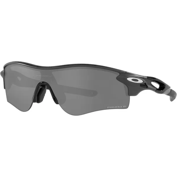 imageOakley Mens Oo9206 Radarlock Path Low Bridge Fit Rectangular SunglassesHi Res CarbonPrizm Black Polarized