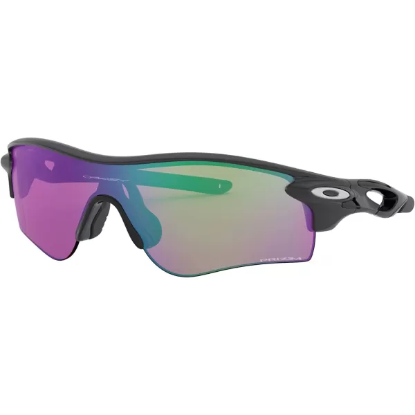 imageOakley Mens Oo9206 Radarlock Path Low Bridge Fit Rectangular SunglassesMatte BlackPrizm Golf