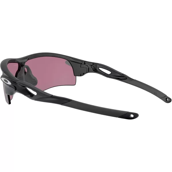 imageOakley Mens Oo9206 Radarlock Path Low Bridge Fit Rectangular SunglassesMatte BlackPrizm Road Black