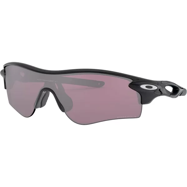 imageOakley Mens Oo9206 Radarlock Path Low Bridge Fit Rectangular SunglassesMatte BlackPrizm Road Black