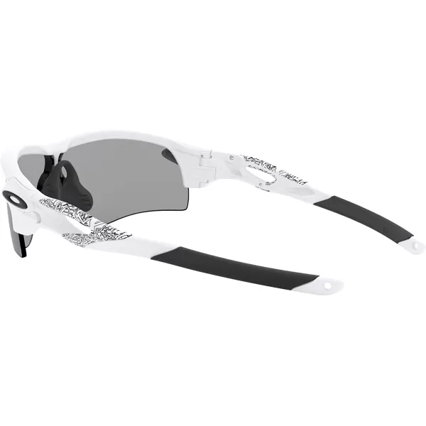 imageOakley Mens Oo9206 Radarlock Path Low Bridge Fit Rectangular SunglassesMatte WhiteSlate Iridium