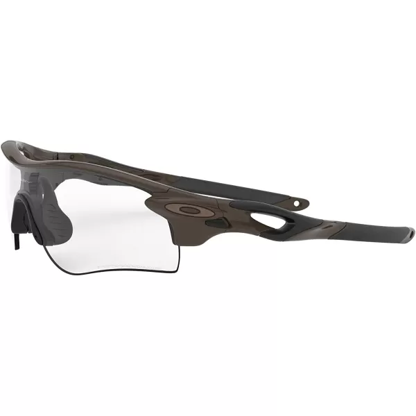 imageOakley Mens Oo9206 Radarlock Path Low Bridge Fit Rectangular SunglassesOliveClear Black Iridium Photochromic