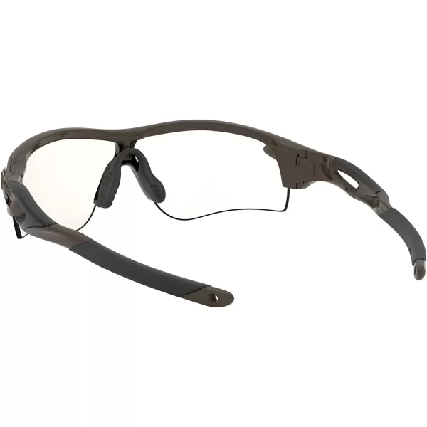 imageOakley Mens Oo9206 Radarlock Path Low Bridge Fit Rectangular SunglassesOliveClear Black Iridium Photochromic