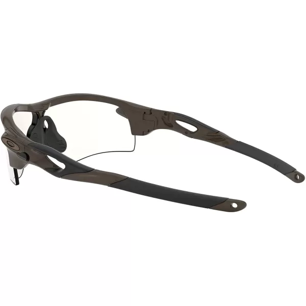 imageOakley Mens Oo9206 Radarlock Path Low Bridge Fit Rectangular SunglassesOliveClear Black Iridium Photochromic