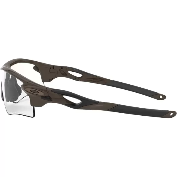 imageOakley Mens Oo9206 Radarlock Path Low Bridge Fit Rectangular SunglassesOliveClear Black Iridium Photochromic