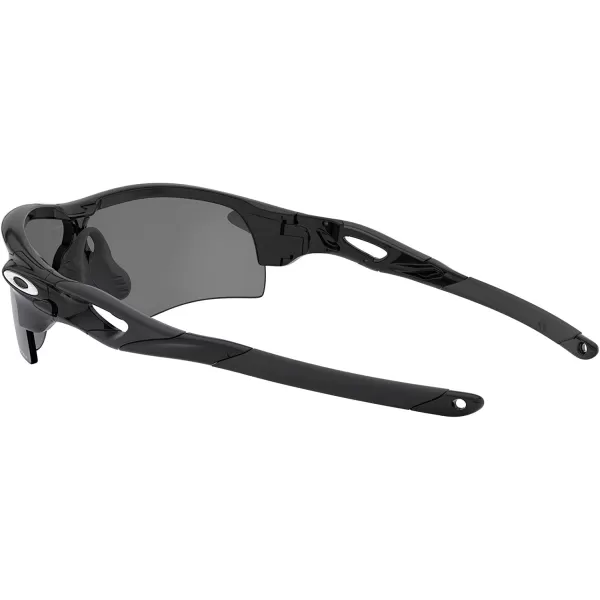 imageOakley Mens Oo9206 Radarlock Path Low Bridge Fit Rectangular SunglassesPolished BlackPrizm Black