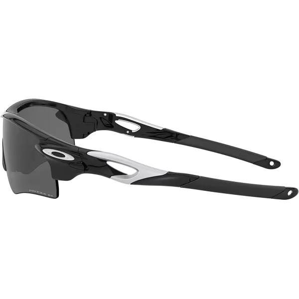 imageOakley Mens Oo9206 Radarlock Path Low Bridge Fit Rectangular SunglassesPolished BlackPrizm Black Polarized