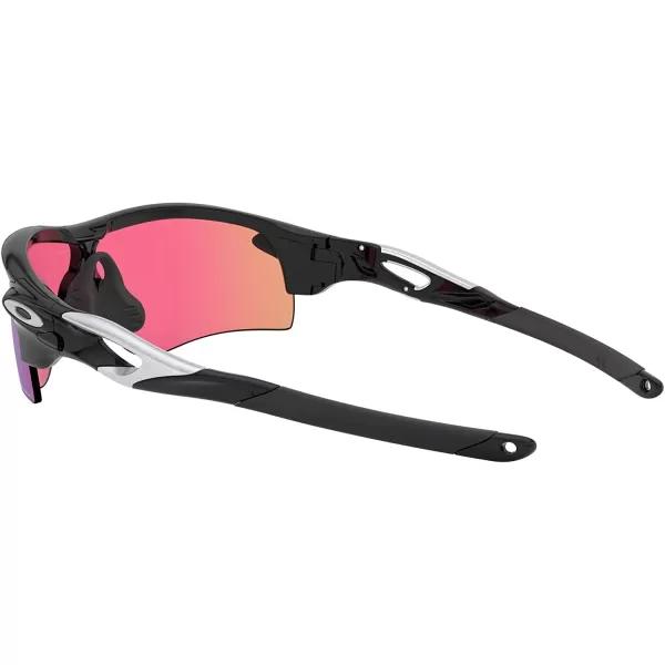 imageOakley Mens Oo9206 Radarlock Path Low Bridge Fit Rectangular SunglassesPolished BlackPrizm Golf