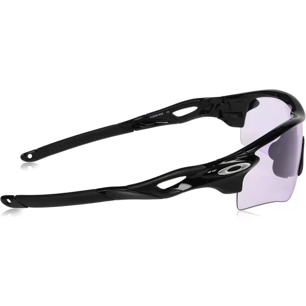 imageOakley Mens Oo9206 Radarlock Path Low Bridge Fit Rectangular SunglassesPolished BlackPrizm Low Light