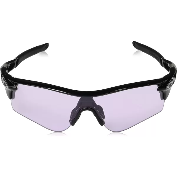 imageOakley Mens Oo9206 Radarlock Path Low Bridge Fit Rectangular SunglassesPolished BlackPrizm Low Light