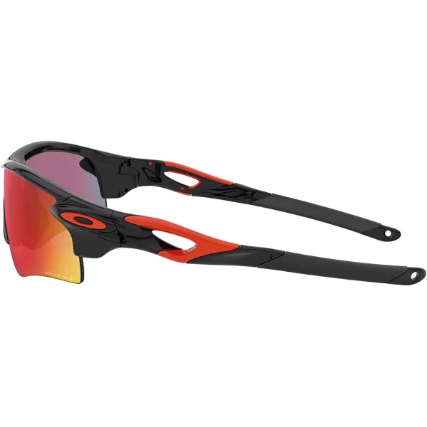 imageOakley Mens Oo9206 Radarlock Path Low Bridge Fit Rectangular SunglassesPolished BlackPrizm Road