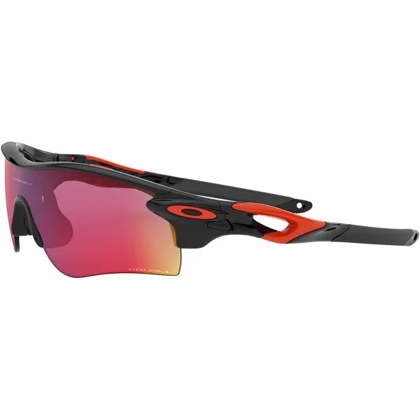 imageOakley Mens Oo9206 Radarlock Path Low Bridge Fit Rectangular SunglassesPolished BlackPrizm Road