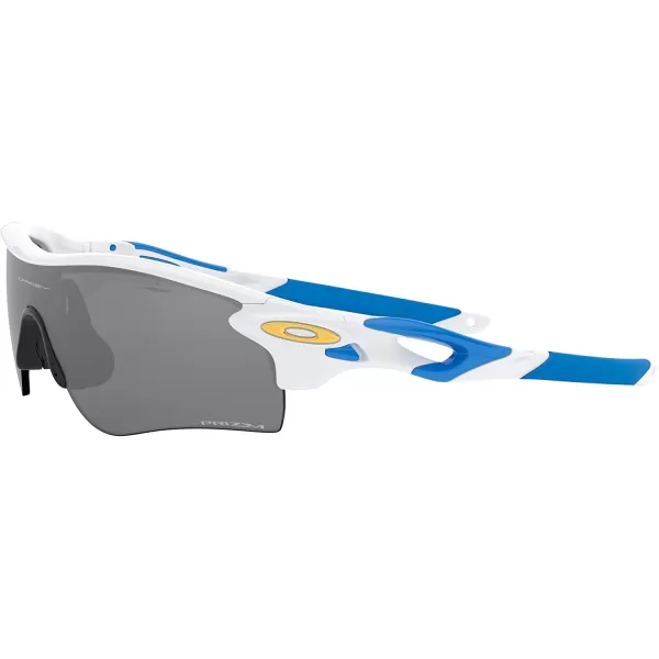imageOakley Mens Oo9206 Radarlock Path Low Bridge Fit Rectangular SunglassesPolished WhitePrizm Black