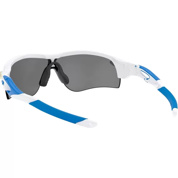 imageOakley Mens Oo9206 Radarlock Path Low Bridge Fit Rectangular SunglassesPolished WhitePrizm Black