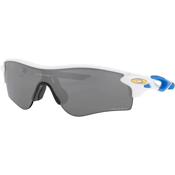 imageOakley Mens Oo9206 Radarlock Path Low Bridge Fit Rectangular SunglassesPolished WhitePrizm Black