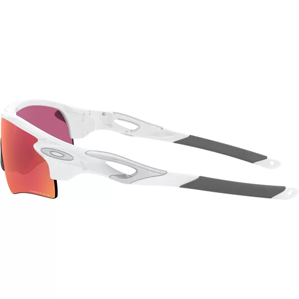 imageOakley Mens Oo9206 Radarlock Path Low Bridge Fit Rectangular SunglassesPolished WhitePrizm Field
