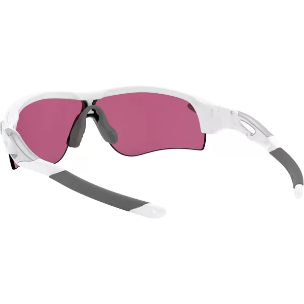 imageOakley Mens Oo9206 Radarlock Path Low Bridge Fit Rectangular SunglassesPolished WhitePrizm Field