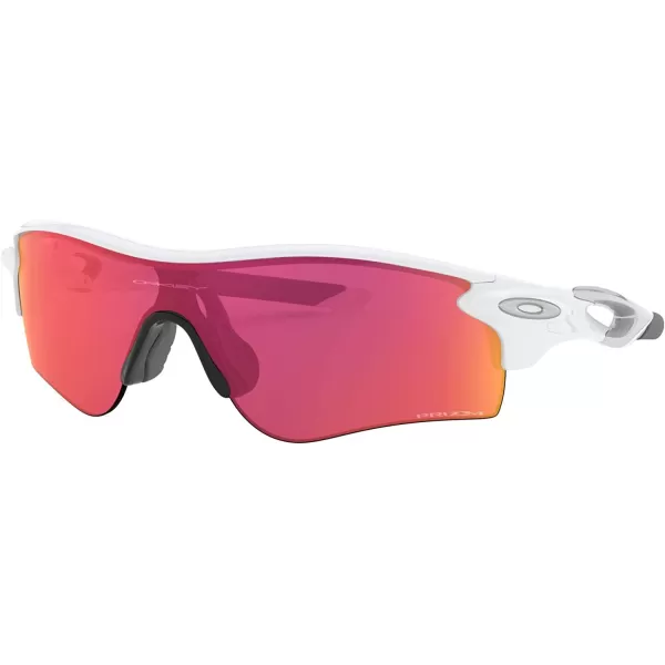 imageOakley Mens Oo9206 Radarlock Path Low Bridge Fit Rectangular SunglassesPolished WhitePrizm Field