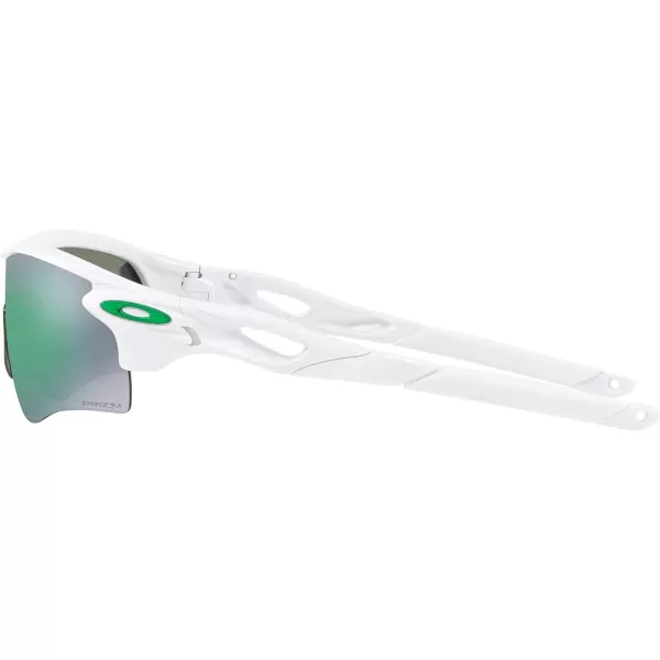 imageOakley Mens Oo9206 Radarlock Path Low Bridge Fit Rectangular SunglassesPolished WhitePrizm Jade
