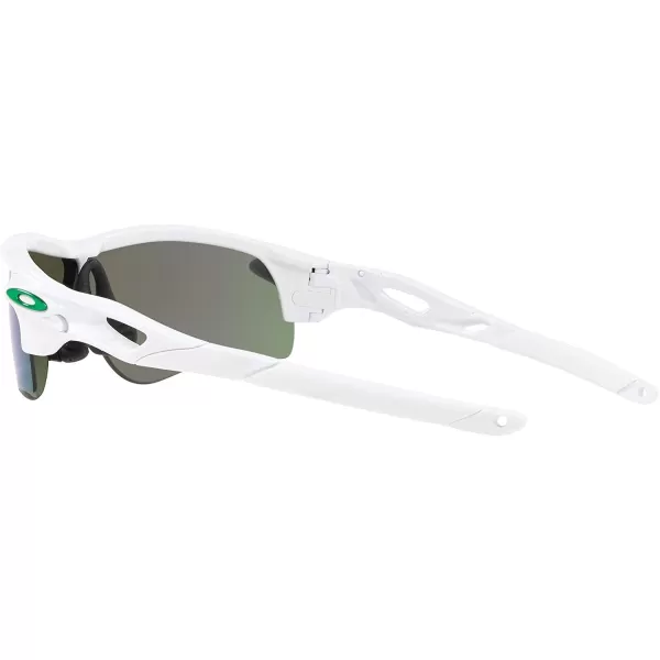 imageOakley Mens Oo9206 Radarlock Path Low Bridge Fit Rectangular SunglassesPolished WhitePrizm Jade