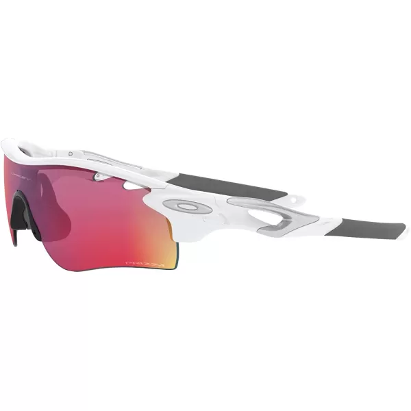imageOakley Mens Oo9206 Radarlock Path Low Bridge Fit Rectangular SunglassesPolished WhitePrizm Road