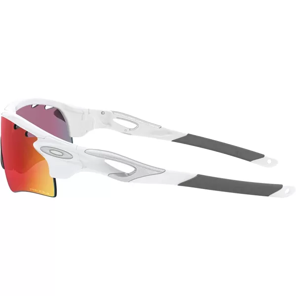 imageOakley Mens Oo9206 Radarlock Path Low Bridge Fit Rectangular SunglassesPolished WhitePrizm Road