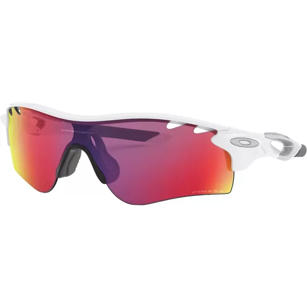 imageOakley Mens Oo9206 Radarlock Path Low Bridge Fit Rectangular SunglassesPolished WhitePrizm Road
