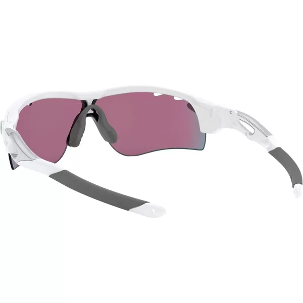 imageOakley Mens Oo9206 Radarlock Path Low Bridge Fit Rectangular SunglassesPolished WhitePrizm Road