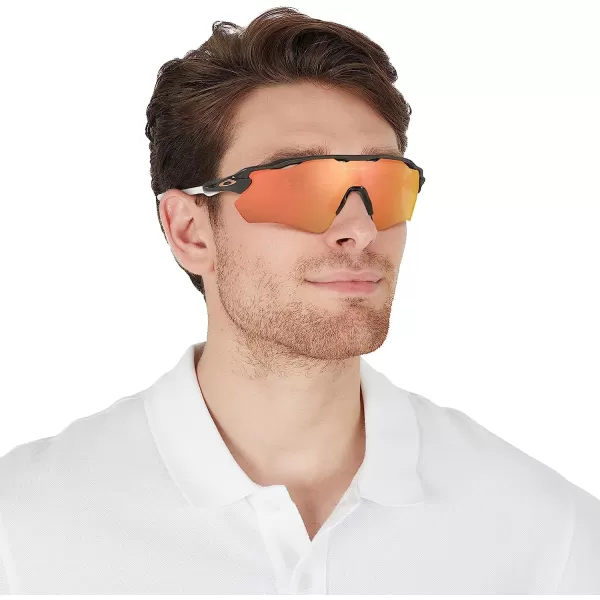 imageOakley Mens Oo9208 Radar Ev Path Rectangular SunglassesCarbonPrizm Rose Gold