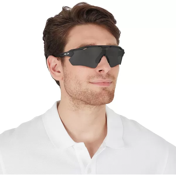 imageOakley Mens Oo9208 Radar Ev Path Rectangular SunglassesHi Res CarbonPrizm Black Polarized