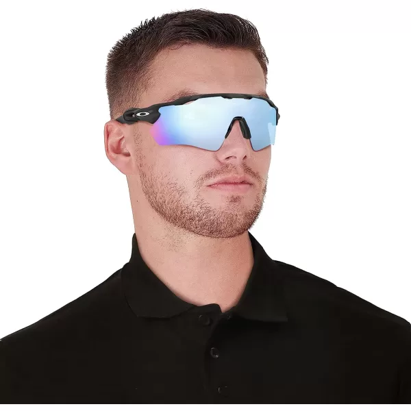 imageOakley Mens Oo9208 Radar Ev Path Rectangular SunglassesMatte Black CamoPrizm Deep Water Polarized