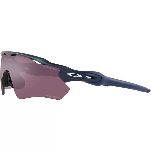 imageOakley Mens Oo9208 Radar Ev Path Rectangular SunglassesMatte Silver on Blue Colorshift FadePrizm Road Black