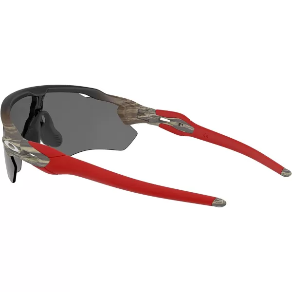 imageOakley Mens Oo9208 Radar Ev Path Rectangular SunglassesPine TarSilverRedPrizm Black