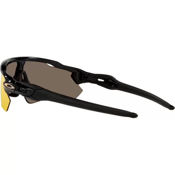 imageOakley Mens Oo9208 Radar Ev Path Rectangular SunglassesPolished BlackPrizm 24k Polarized
